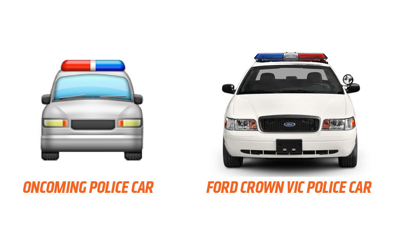 Illustration for article titled What Kind Of Cars Are Emoji Cars Supposed To Be?